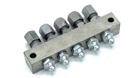 Blok smarowniczy na 5 wyjść