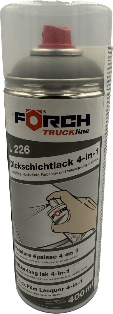 Farba w sprayu do maszyn Komatsu – 400 ml (kolor szary)