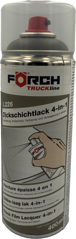 Farba w sprayu do maszyn Volvo – 400 ml (kolor szary)