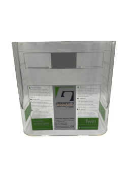 Zbiornik na smar prostokątny 3kg do pomp Groeneveld OnePlus / Twin / SingleLine / TriPlus