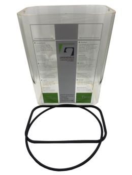 Zbiornik na smar prostokątny 4kg do pomp Groeneveld / Twin / TriPlus