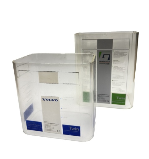 Zbiornik na smar prostokątny 4kg do pomp Groeneveld / Twin / TriPlus