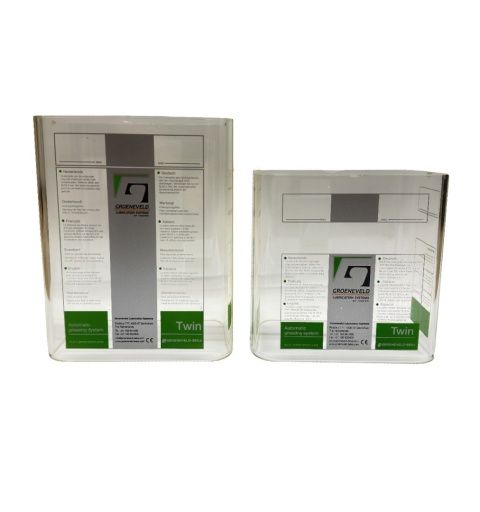 Zbiornik na smar prostokątny 4kg do pomp Groeneveld / Twin / TriPlus