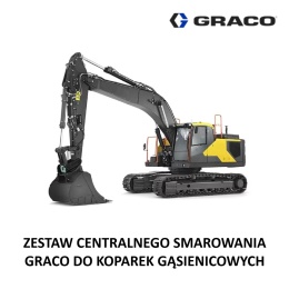 Zestaw centralnego smarowania GRACO do koparek gąsienicowych