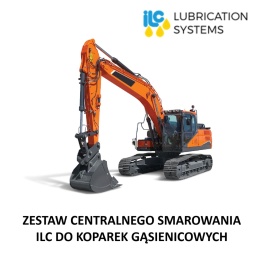 Zestaw centralnego smarowania ILC do koparek gąsienicowych