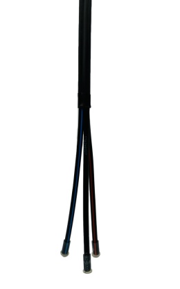 Przewód tekalan 6x1,5mm (L=10m) 82Bar ze smarem / potrójny / czarny+czerwony+niebieski