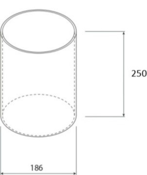 Zbiornik na smar okrągły 6kg do pompy Groeneveld Twin (ZAMIENNIK)