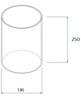 Zbiornik na smar okrągły 6kg do pompy Groeneveld Twin
