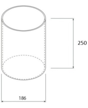 Zbiornik na smar okrągły 6kg do pompy Groeneveld Twin
