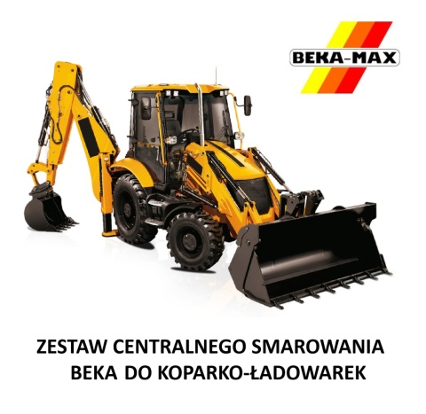 Zestaw centralnego smarowania BEKA do koparko-ładowarek