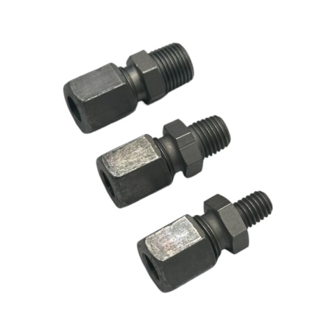 Złączka prosta R1/8" NPT - 6mm (korpus/pierścień/nakrętka)